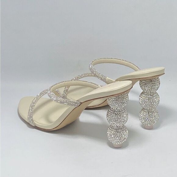 Cult Gaia Envi Embellished High Heel Slide Sandals size 40 - Picture 9 of 12